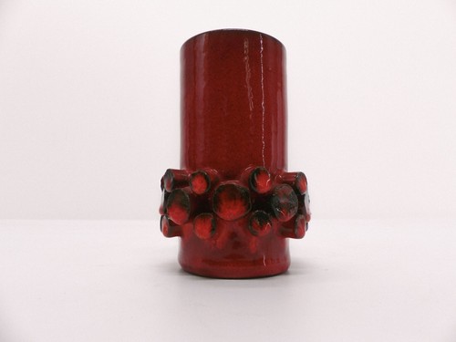 Red ceralux vase - ceralux, vase,