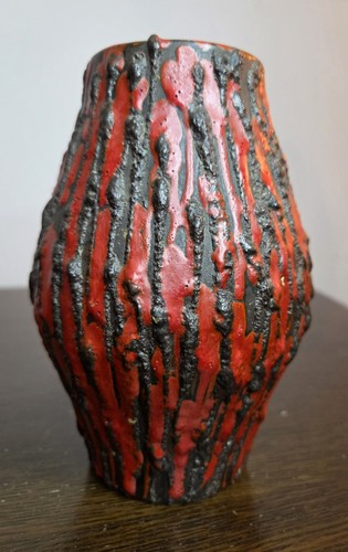 Fat lava vase ceramano rubin - vase,