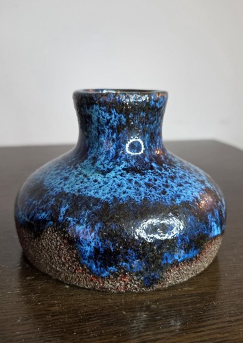 Fat lava vase - lava, ceramano
