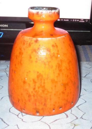 Ceramano pottery vase - pottery, coral