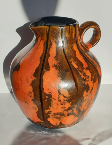 Pottery vase pitcher ceramano - vase,