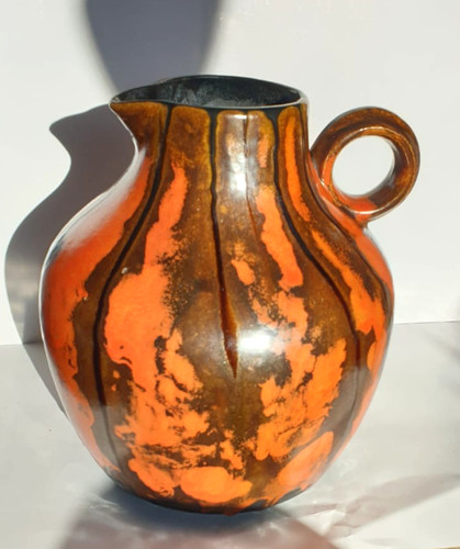 Pottery vase pitcher - vase,