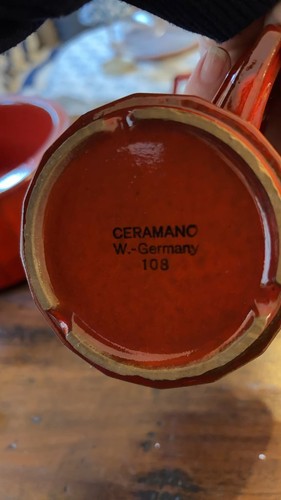 Set vintage ceramano west - vintage,